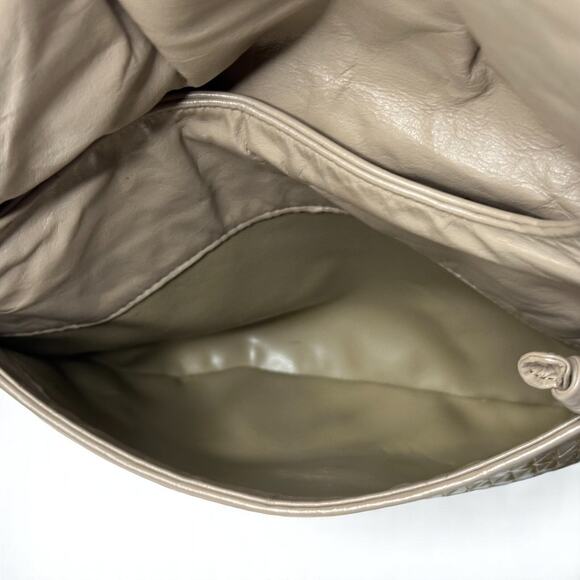 Meyers Vintage 80s Woven Leather Shoulder Bag Diamond Braided Hippie Retro Boho - Picture 10 of 16